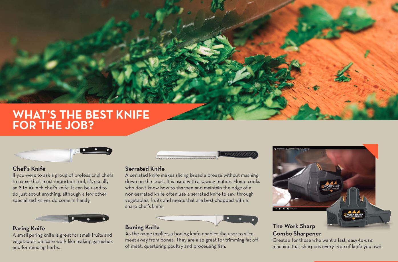 What's the best knife for the job?