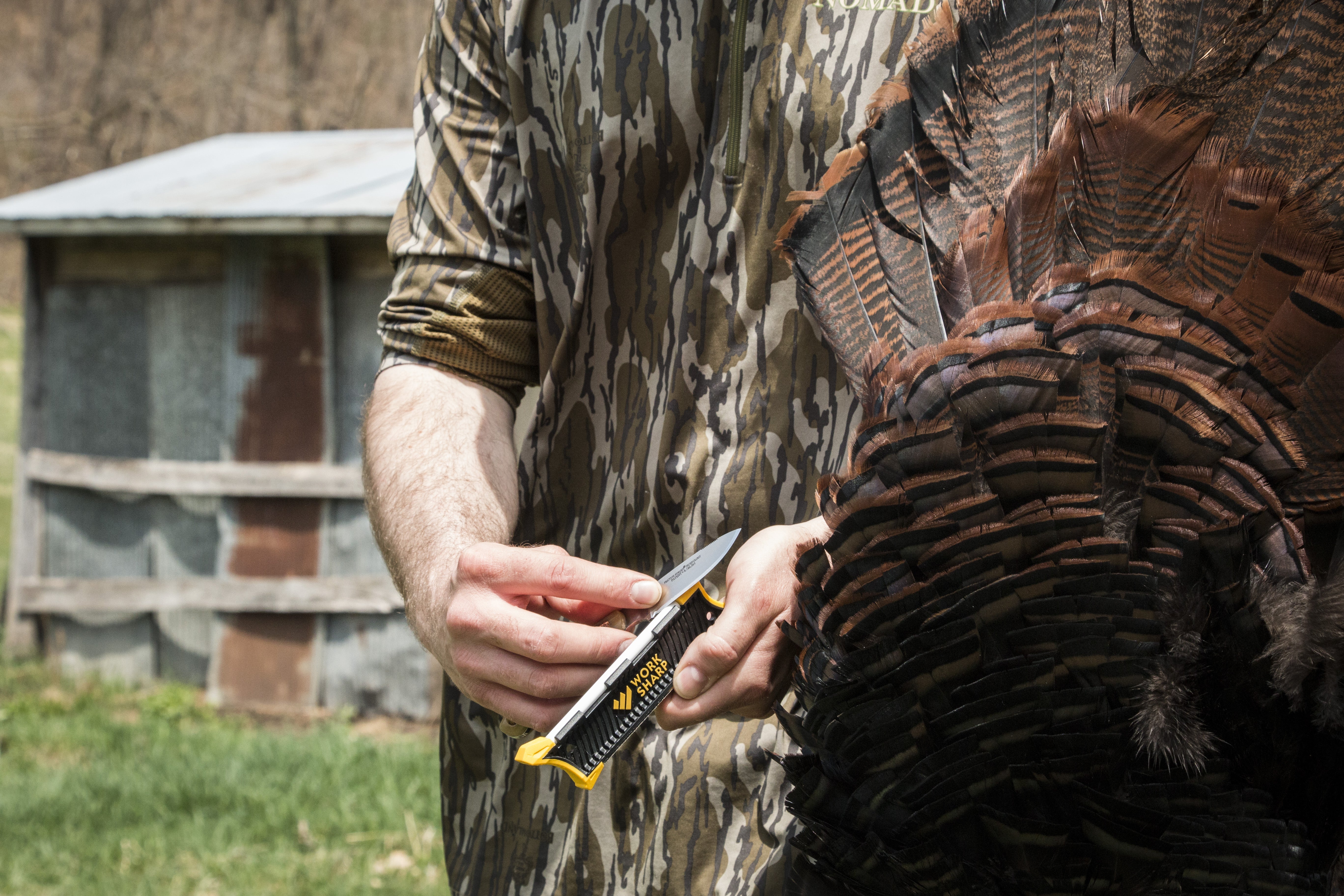 josh-worksharp pocket knife sharpener