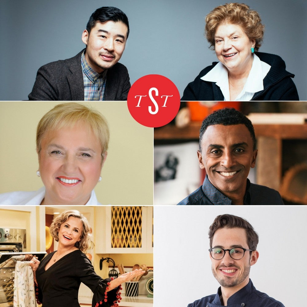 Work Sharp Culinary Celebrates Thanksgiving with Chefs/Restaurateurs Lidia Bastianich and Marcus Samuelsson, Comedian Amy Sedaris, and Dan Souza of America's Test Kitchen.