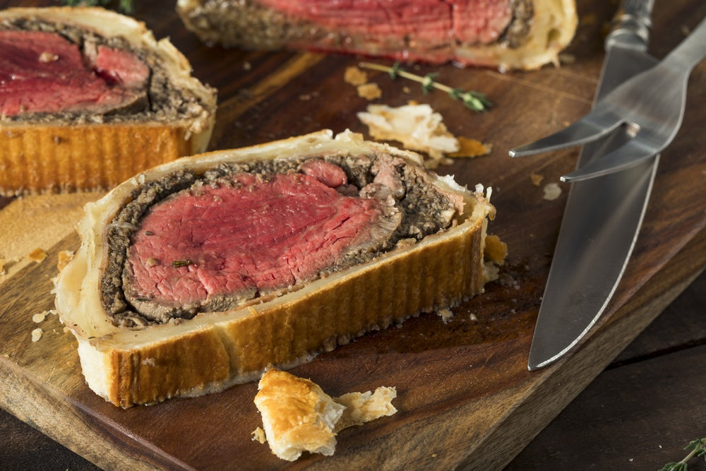 Chicken Liver Pate Stuffed Beef Wellington Recipe