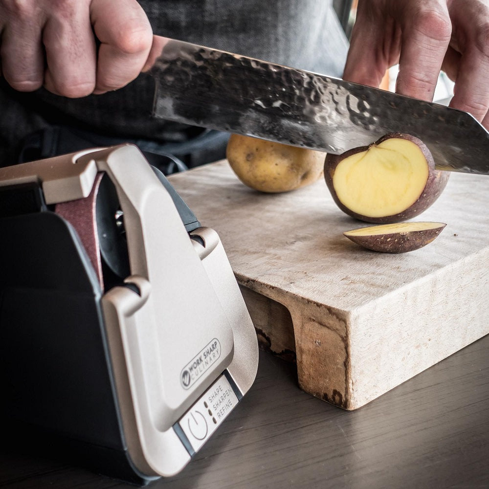 InStash Calls the Work Sharp Culinary E5 Kitchen Knife Sharpener "A Smarter Way to Sharpen"