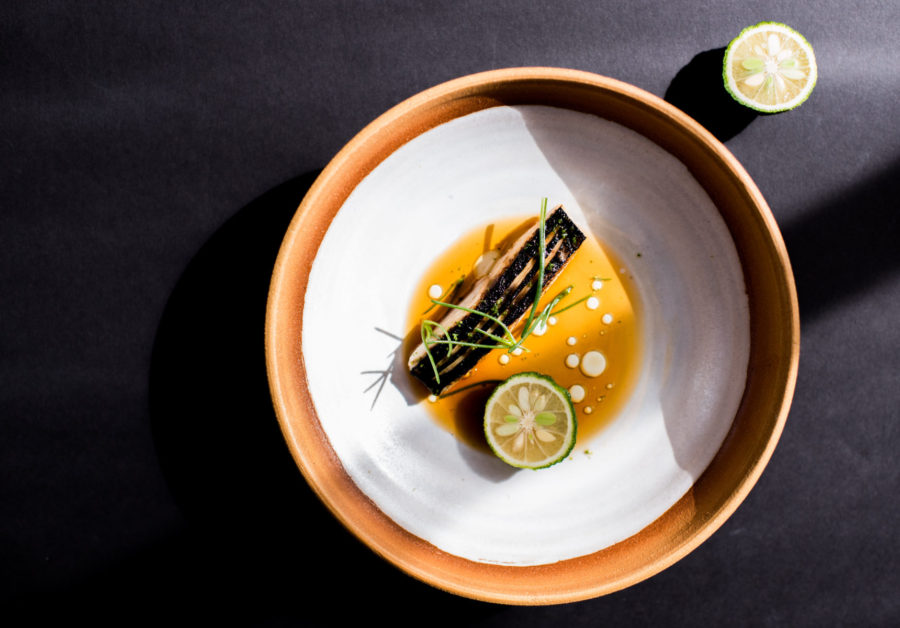 Pickled Mackerel with Ponzu