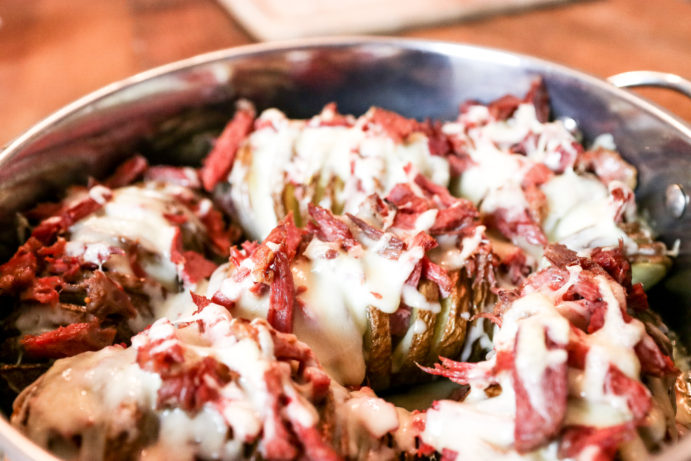 Hasselback Potatoes with a Twist