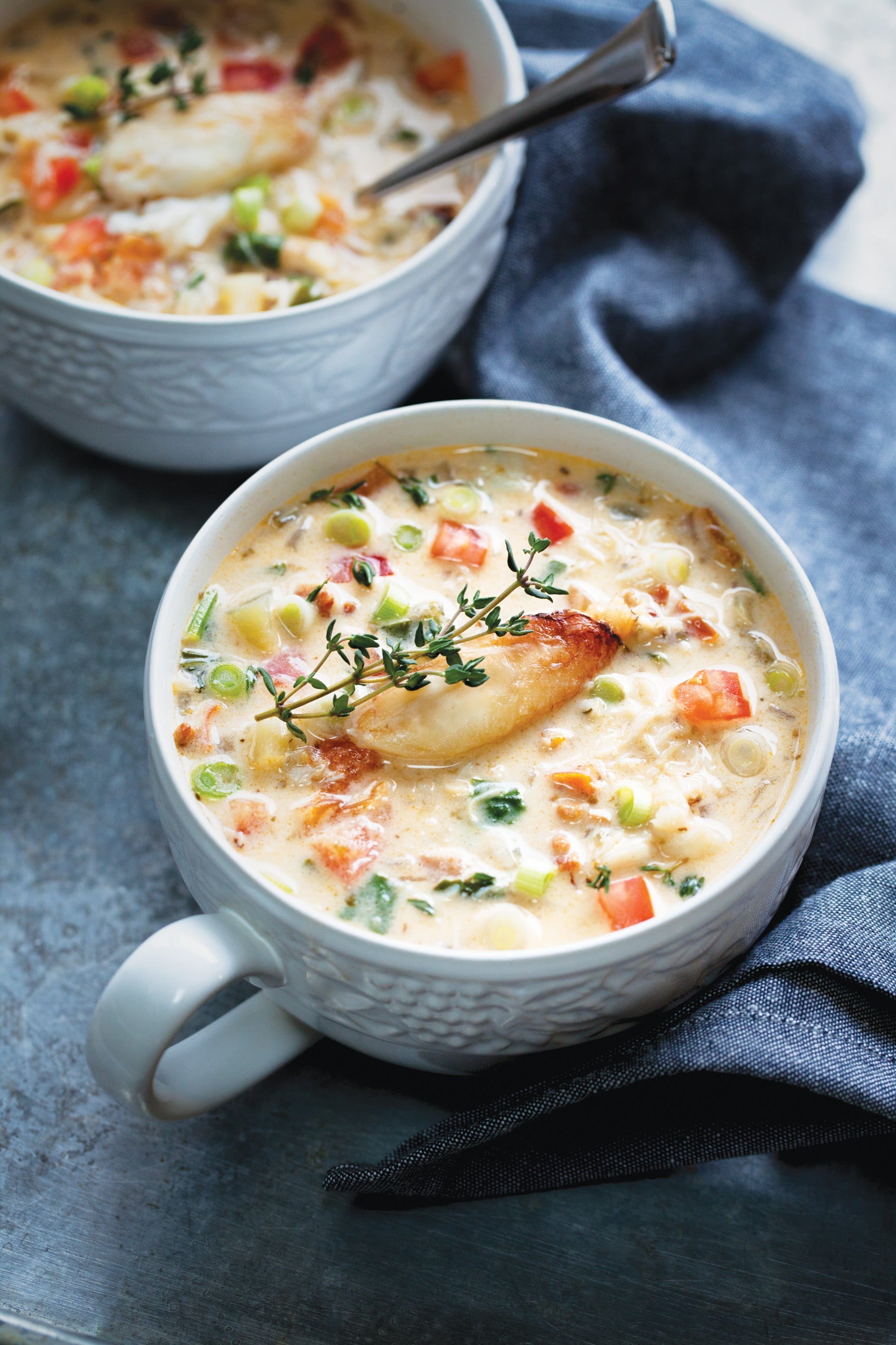 Spicy Crab Veggie Soup