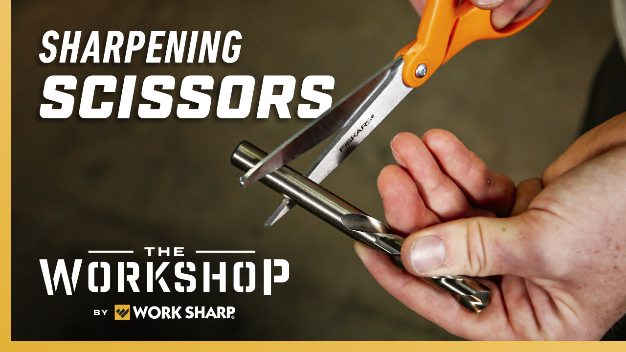 How to sharpen scissors