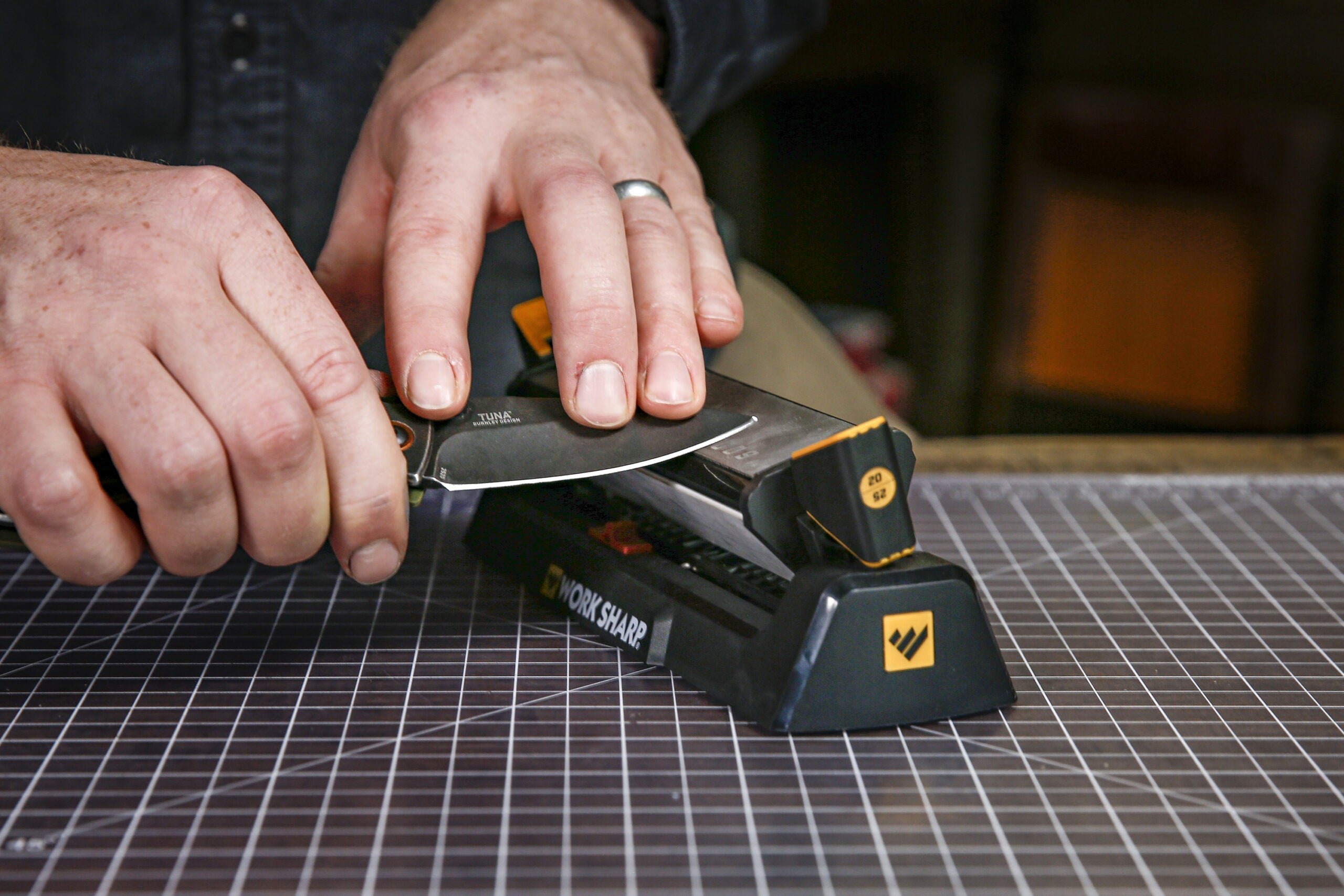 sharpening with a benchstone