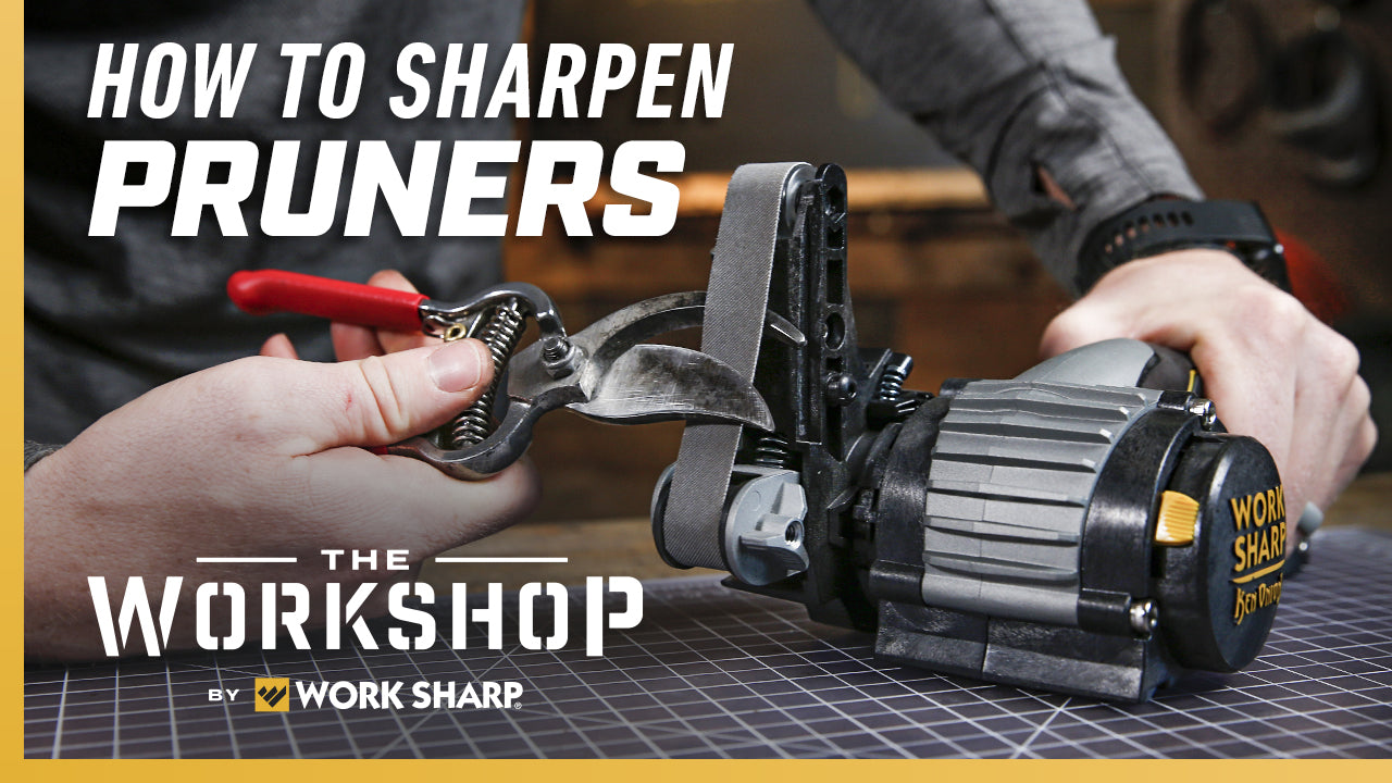 How to sharpen pruners