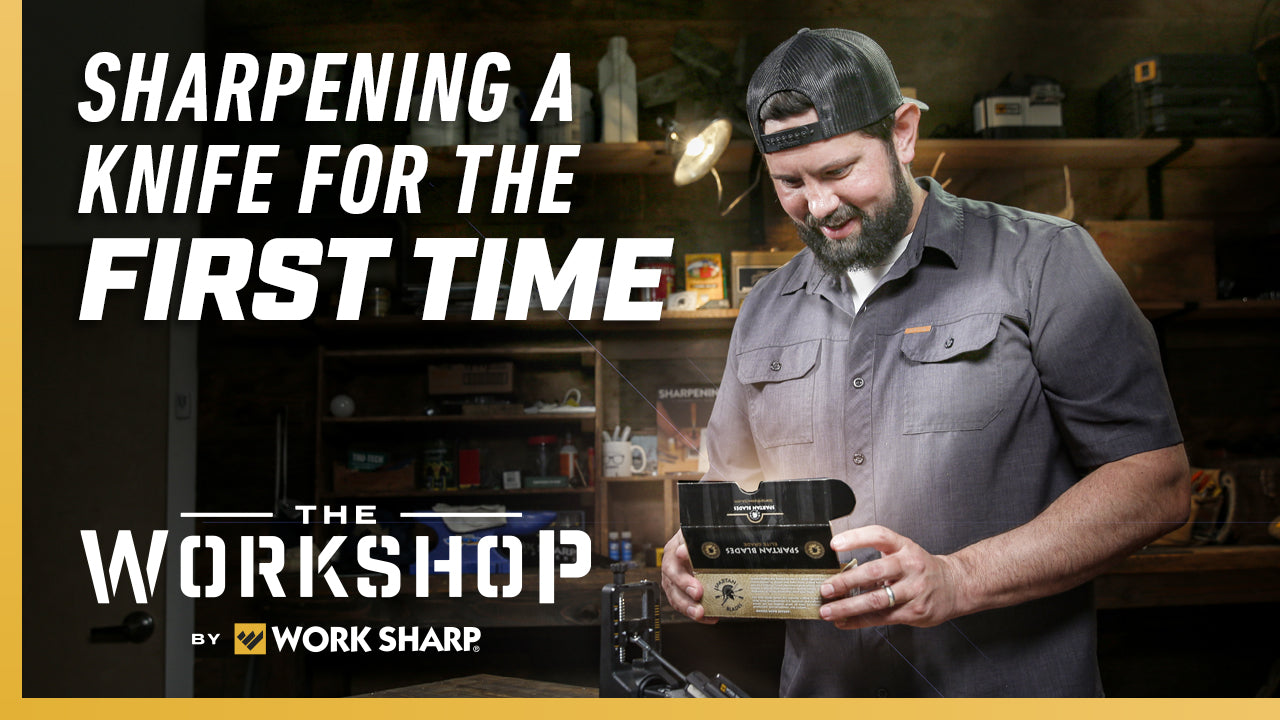 How to Sharpen a New Knife for the First Time