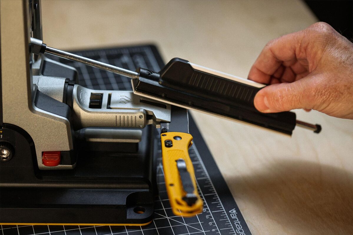 Professional Knife Sharpener - Large Diamond Abrasive Plates