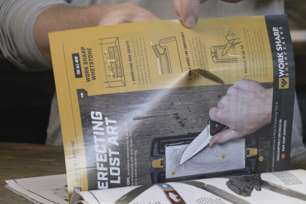 stabbing through paper