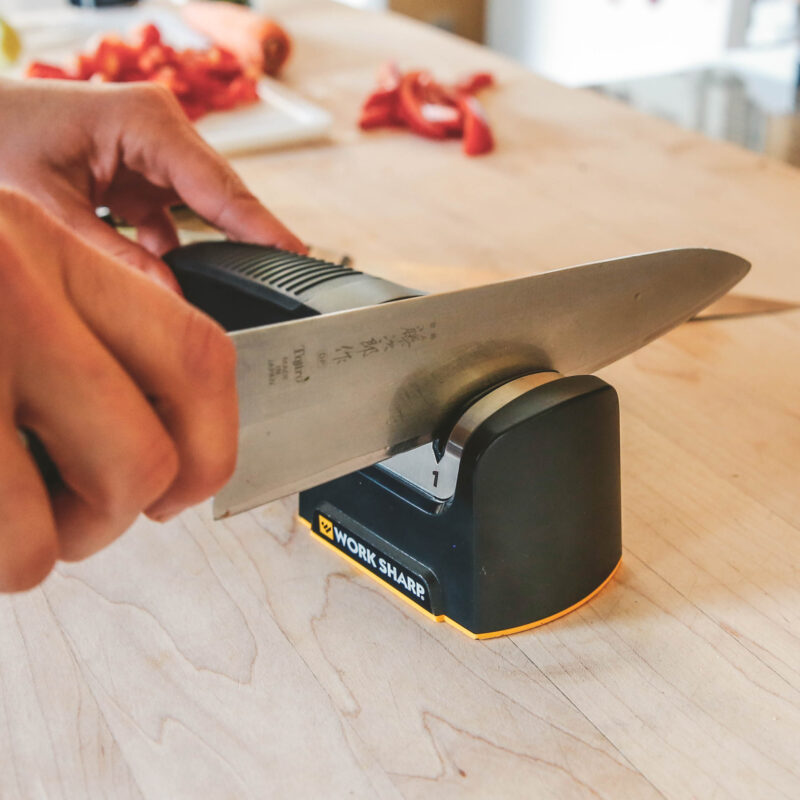 The best kitchen knife pull through sharpener. Fast, easy to use.