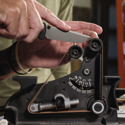 Re-profiling a tanto blade