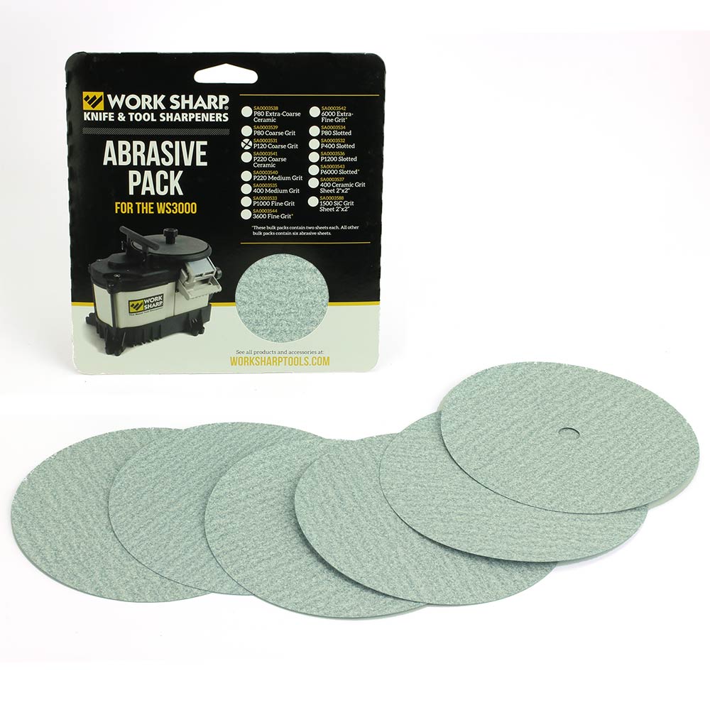 WS3000 - P120 Abrasive Disc Bulk Pack-0