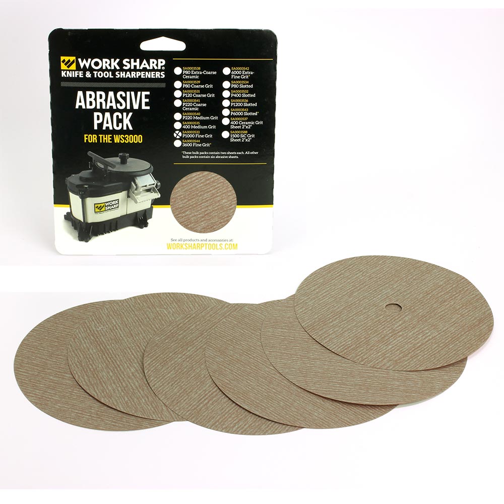 WS3000 - P1000 Abrasive Disc Bulk Pack-0