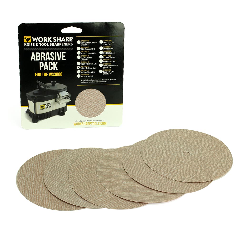 WS3000 - P400 Abrasive Disc Bulk Pack-0