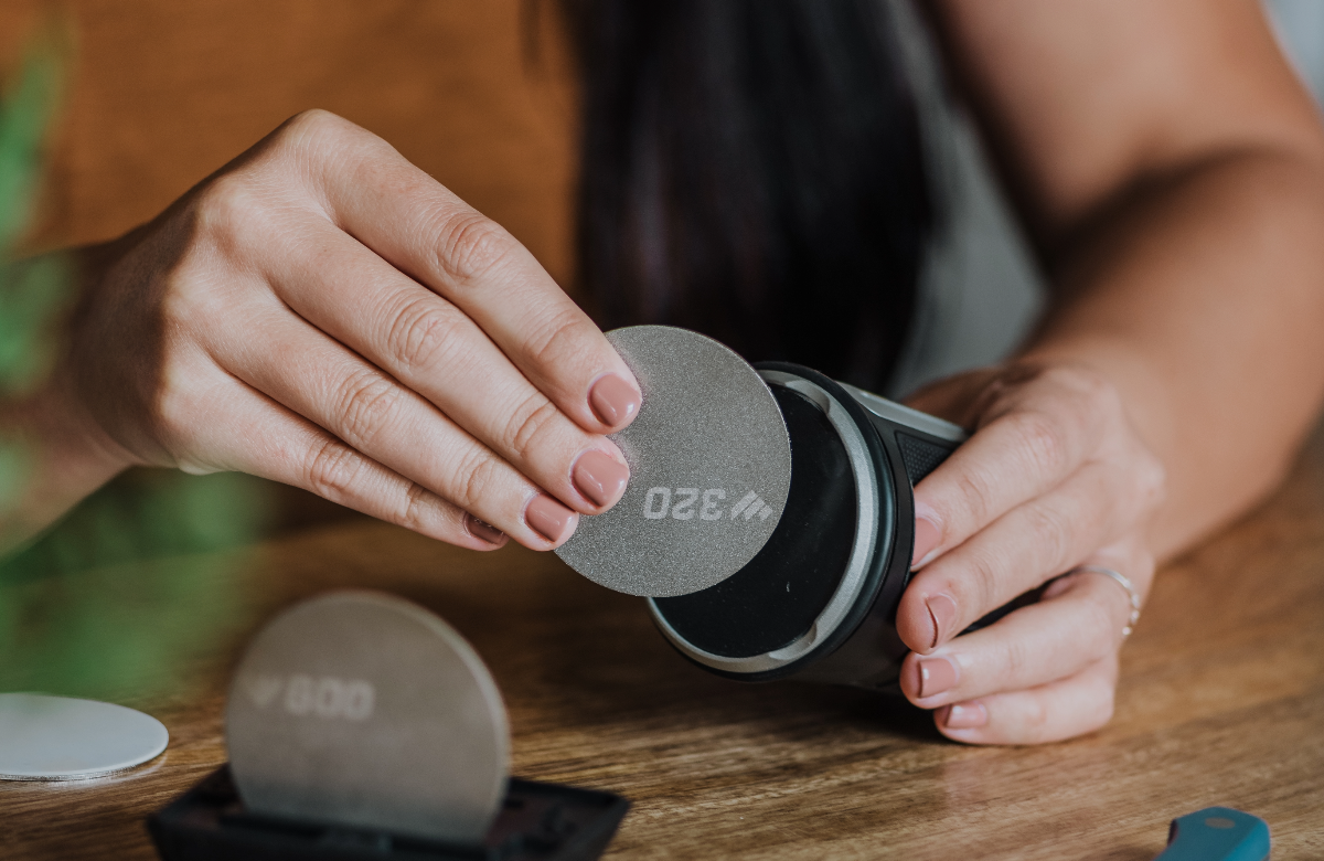 work sharp tools rolling knife sharpener with abrasive discs